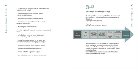 Esquema de los pasos para construir una estrategia de venturing