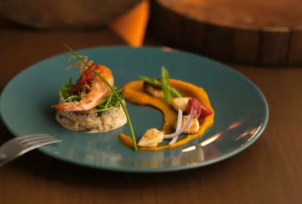 Esgarraet de pimiento asado y bacalao